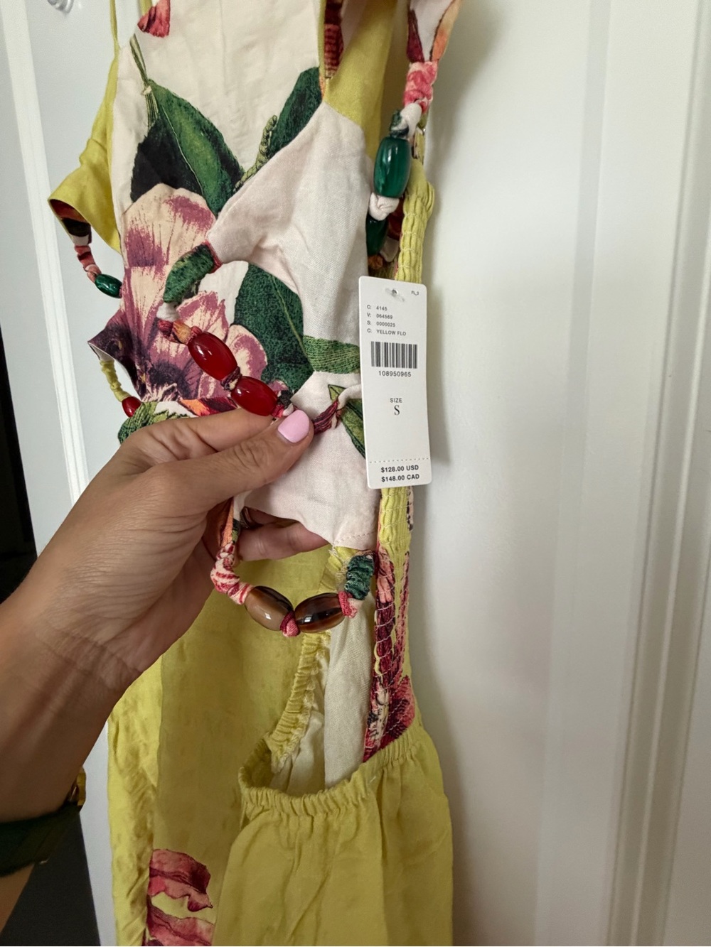 Anthropologie Celandine Beaded Midi Dress NWT - Picture 5 of 6